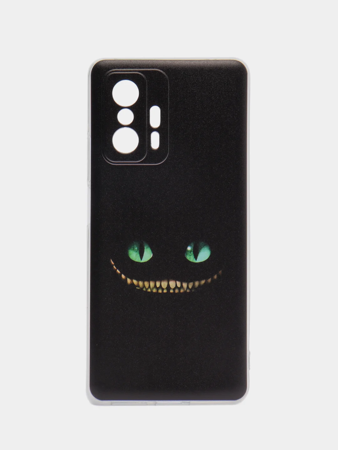 Черный чехол на Xiaomi Mi 11T/11T Pro / Сяоми Ми 11T/11T Про с рисунком, защита камеры