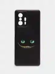 Черный чехол на Xiaomi Mi 11T/11T Pro / Сяоми Ми 11T/11T Про с рисунком, защита камеры
