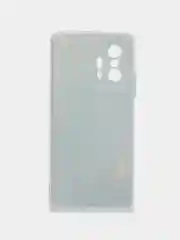 Светло-синий чехол на Xiaomi Mi 11T/11T Pro / Сяоми Ми 11T/11T Про с рисунком, защита камеры