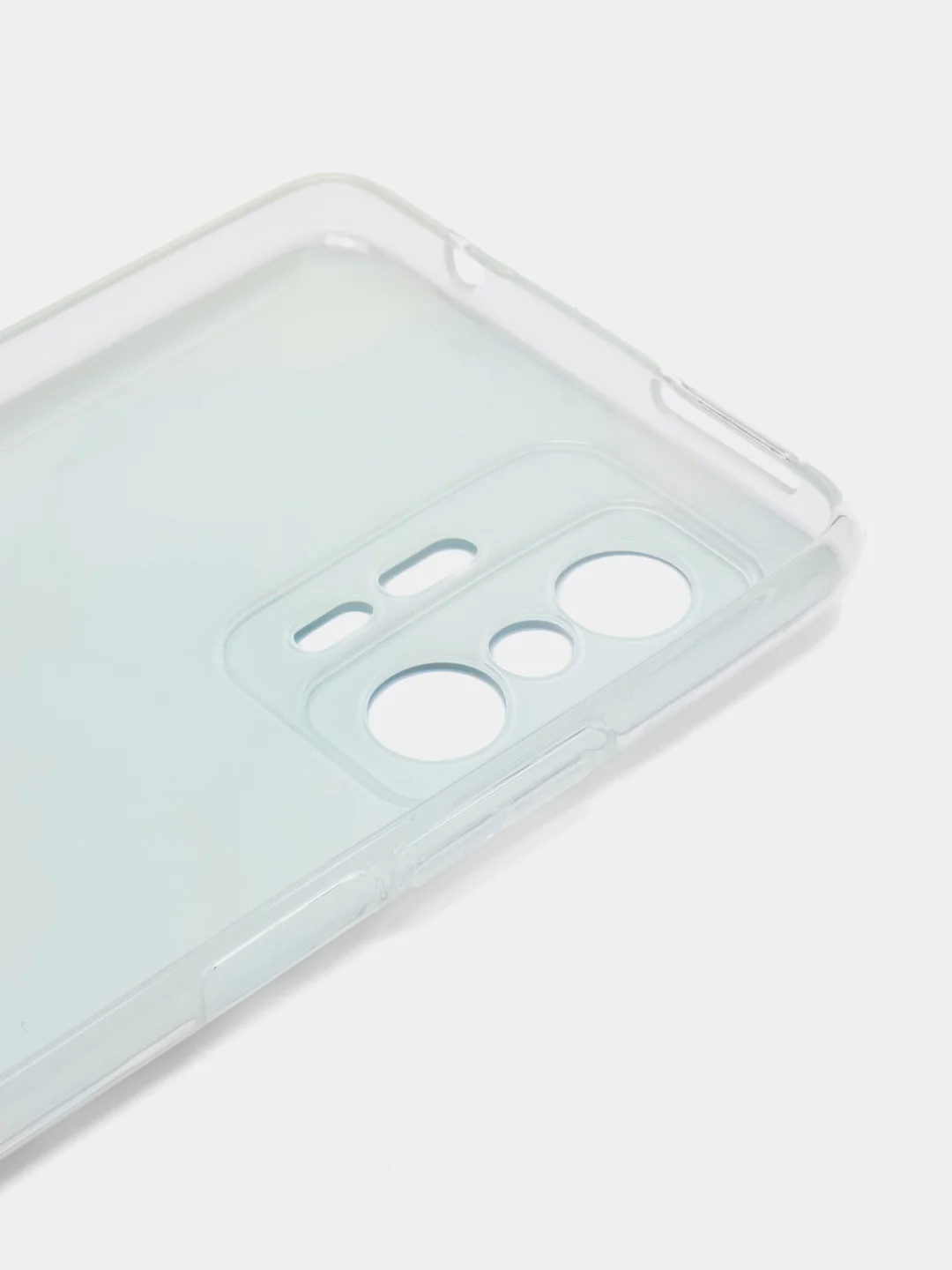 Светло-синий чехол на Xiaomi Mi 11T/11T Pro / Сяоми Ми 11T/11T Про с рисунком, защита камеры