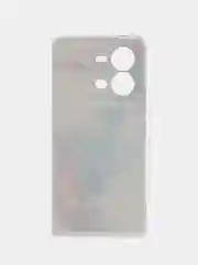 Ледяной силиконовый чехол на Vivo V25/V25e / Виво V25/V25е прозрачный, с рисунком, защита камеры