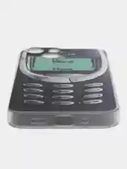 Угольный силиконовый чехол на iPhone 13 mini / Айфон 13 mini, с рисунком, защита камеры