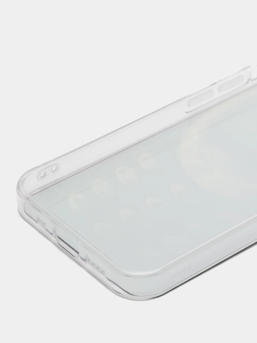 Угольный силиконовый чехол на iPhone 13 mini / Айфон 13 mini, с рисунком, защита камеры