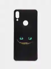 Черный чехол на Huawei P Smart Z/Honor 9X / Хонор 9Х прозрачный, с рисунком, защита камеры