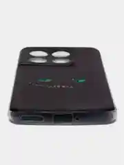 Черный силиконовый чехол на OnePlus 10 Pro 5G / Ван Плас 10 Про 5G с рисунком, защита камеры