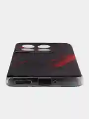 Красный силиконовый чехол на OnePlus 10 Pro 5G / Ван Плас 10 Про 5G с рисунком, защита камеры