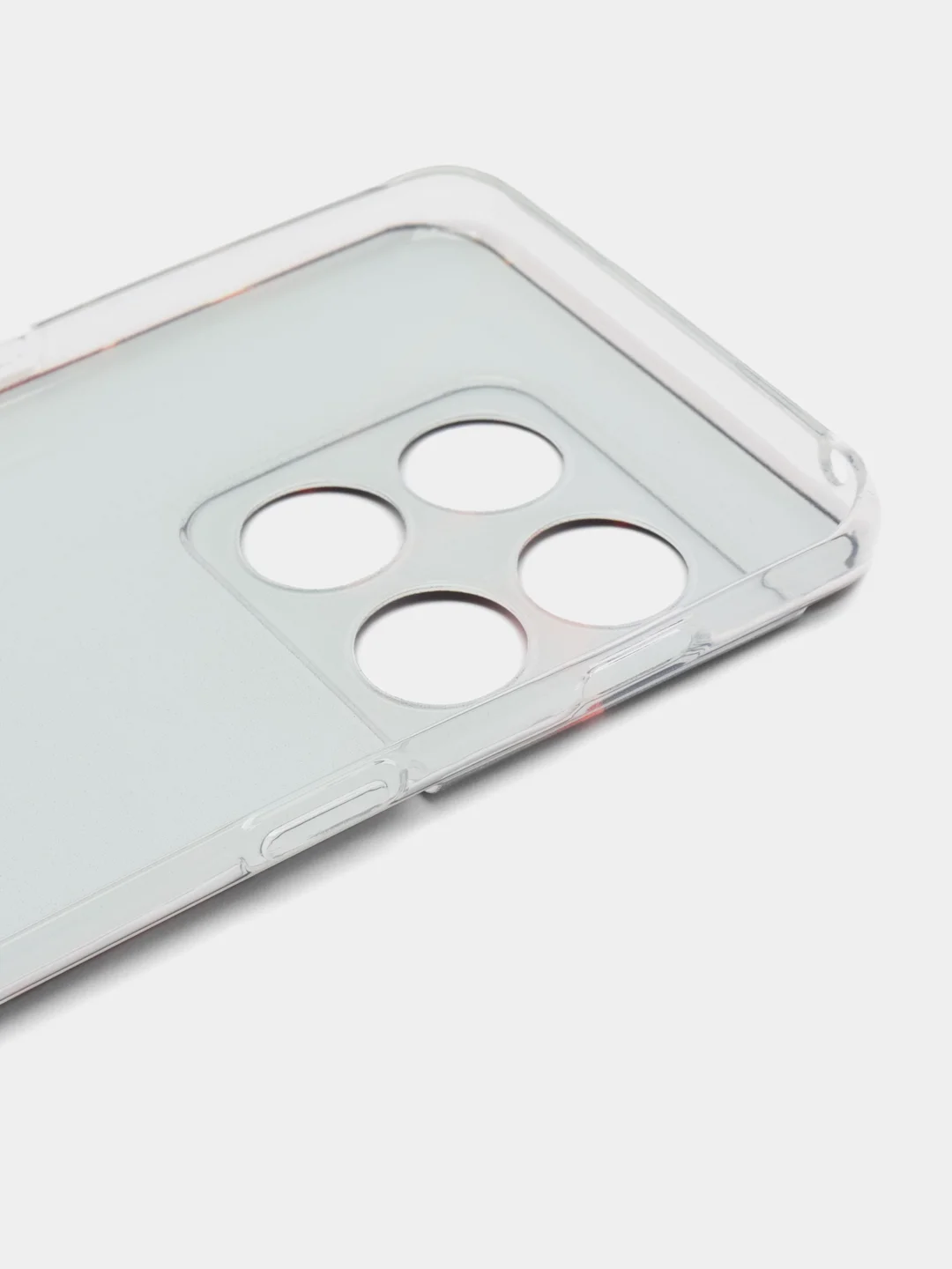 Красный силиконовый чехол на OnePlus 10 Pro 5G / Ван Плас 10 Про 5G с рисунком, защита камеры