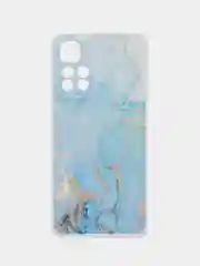 Светло-синий чехол на Xiaomi Redmi Note 11 Pro Plus 5G / Сяоми Редми Нот 11 Про Плюс 5G с рисунком