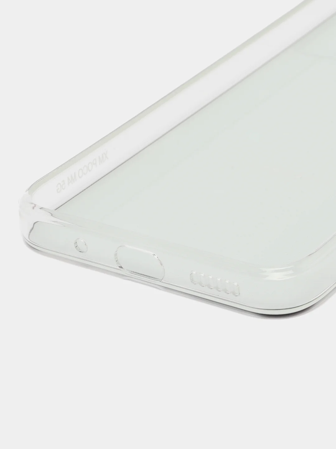 Черный силиконовый чехол на Xiaomi Poco M5 / Сяоми Поко M5 прозрачный, с рисунком, защита камеры