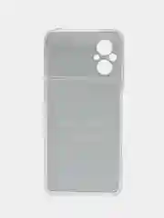 Черный силиконовый чехол на Xiaomi Poco M5 / Сяоми Поко M5 прозрачный, с рисунком, защита камеры