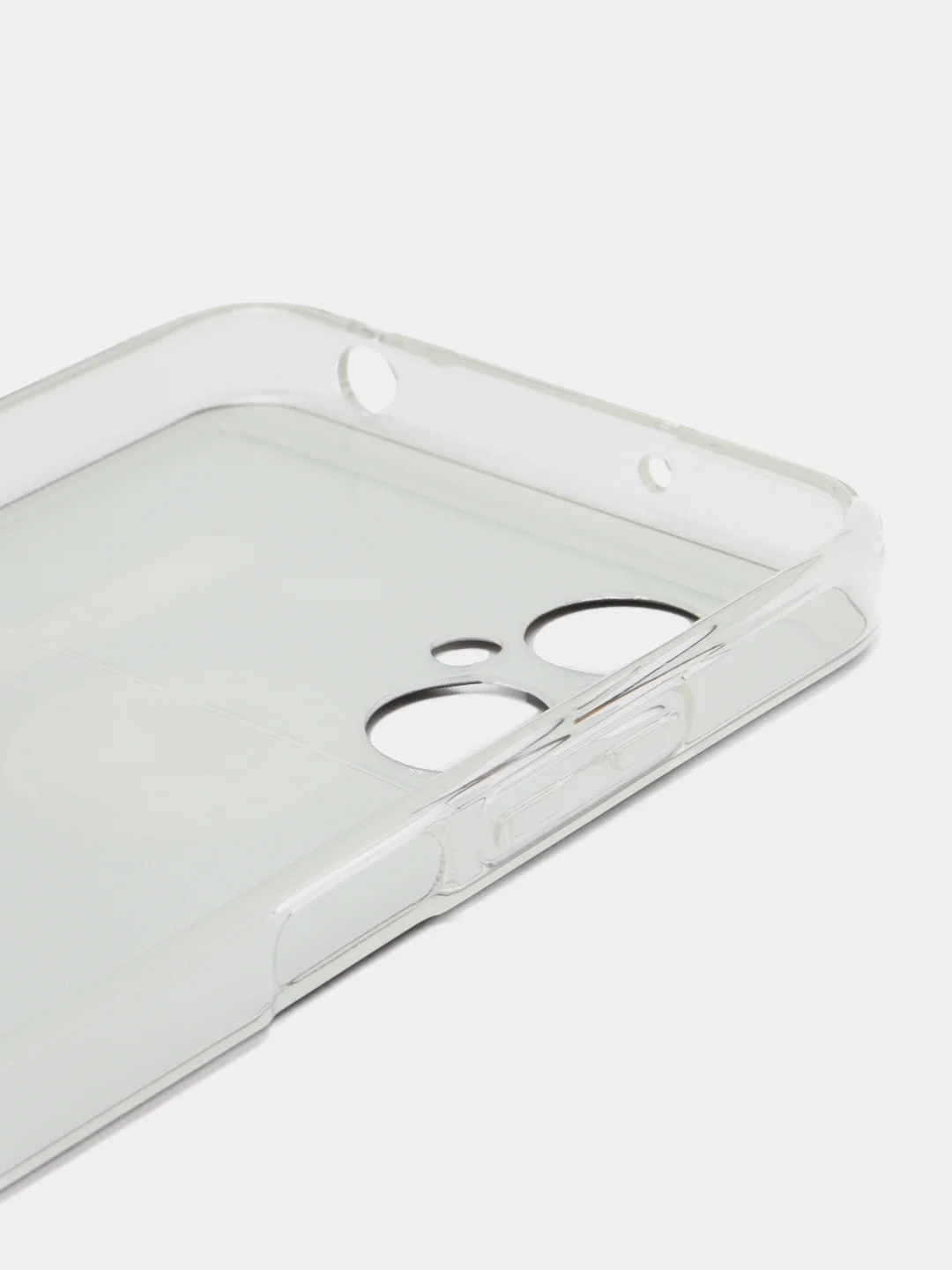 Хром силиконовый чехол на Xiaomi Poco M5 / Сяоми Поко M5 прозрачный, с рисунком, защита камеры
