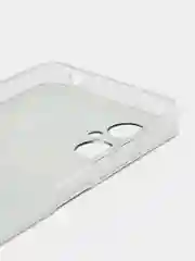Хром силиконовый чехол на Xiaomi Poco M5 / Сяоми Поко M5 прозрачный, с рисунком, защита камеры