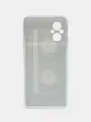 Хром силиконовый чехол на Xiaomi Poco M5 / Сяоми Поко M5 прозрачный, с рисунком, защита камеры