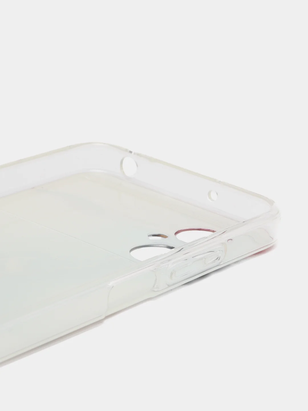 Ледяной силиконовый чехол на Xiaomi Poco M5 / Сяоми Поко M5 прозрачный, с рисунком, защита камеры