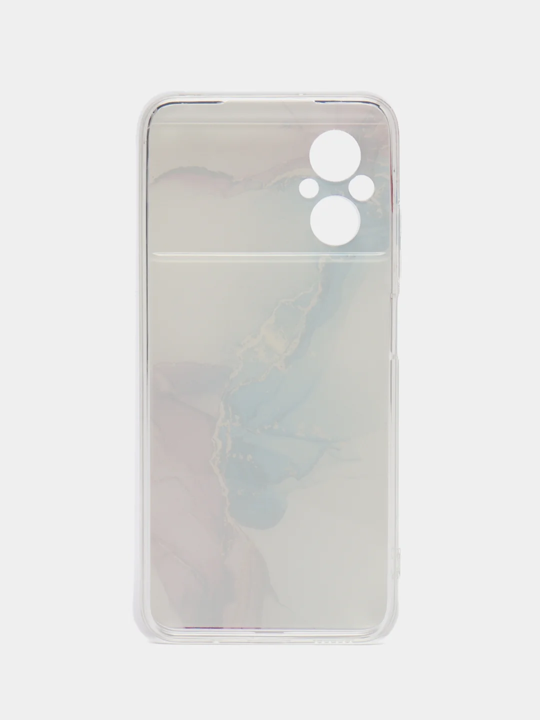 Ледяной силиконовый чехол на Xiaomi Poco M5 / Сяоми Поко M5 прозрачный, с рисунком, защита камеры