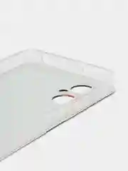 Красный силиконовый чехол на Xiaomi Poco M5 / Сяоми Поко M5 прозрачный, с рисунком, защита камеры