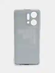 Тёмно-коричневый силиконовый чехол на Honor X7A / Хонор X7A прозрачный, с рисунком, защита камеры