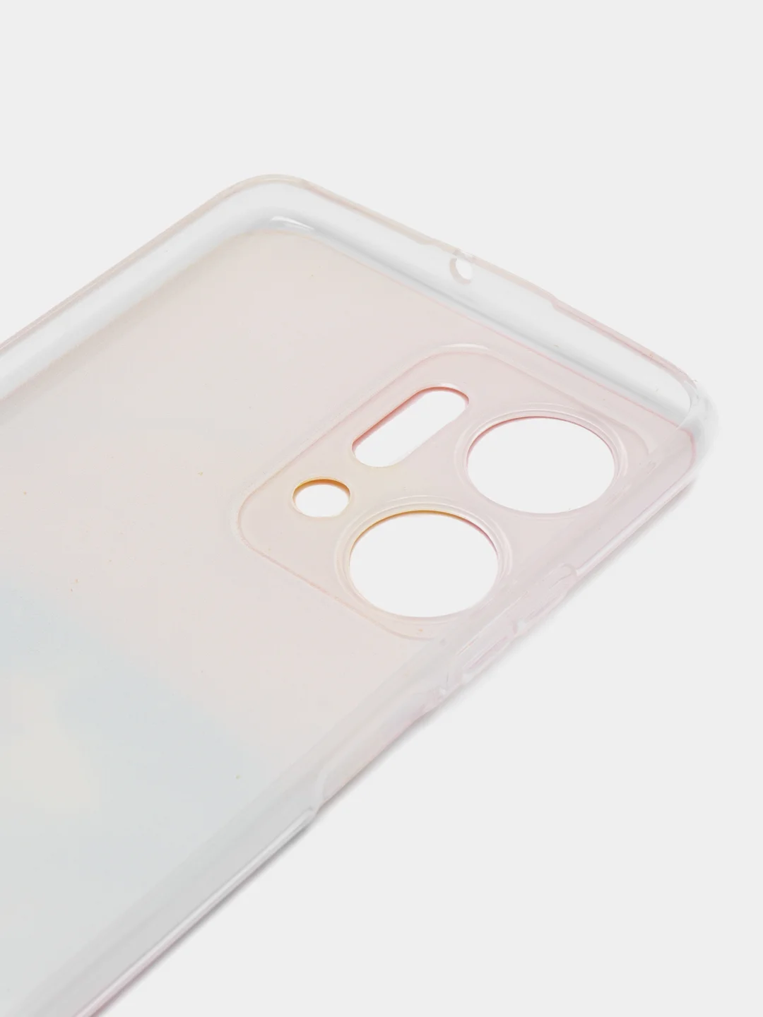 Желтый силиконовый чехол на Honor X7A / Хонор X7A прозрачный, с рисунком, защита камеры