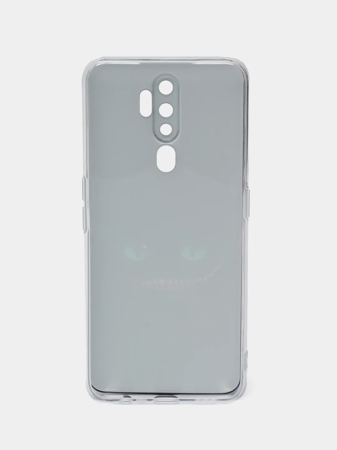 Черный силиконовый чехол на Oppo A5 2020/Оппо A5/A9 2020, прозрачный, с рисунком, защита камеры