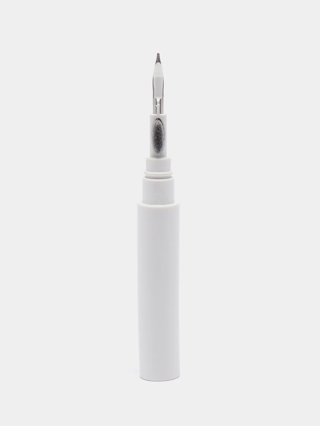 Белый ручка-щетка для чистки телефона, клавиатуры, AirPods и беспроводных наушников
