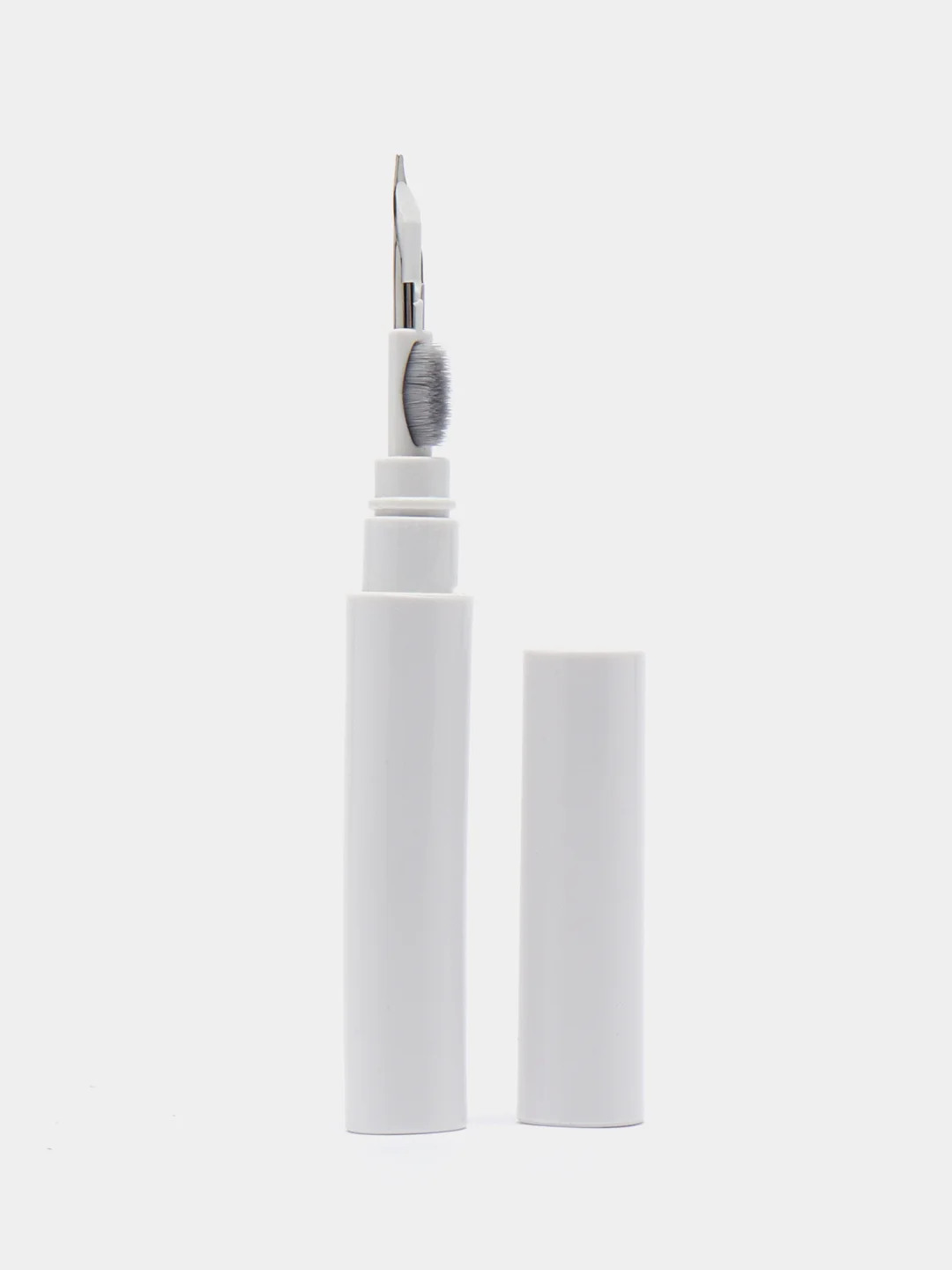 Белый ручка-щетка для чистки телефона, клавиатуры, AirPods и беспроводных наушников
