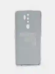Тёмно-коричневый силиконовый чехол на Oppo A5 2020/Оппо A5/A9 2020, прозрачный, с рисунком, защита камеры