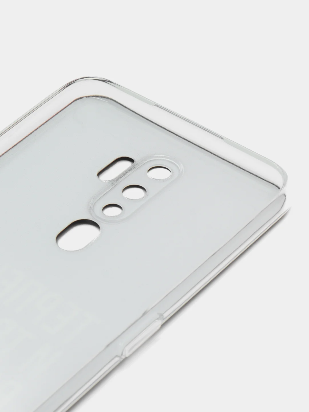 Тёмно-коричневый силиконовый чехол на Oppo A5 2020/Оппо A5/A9 2020, прозрачный, с рисунком, защита камеры