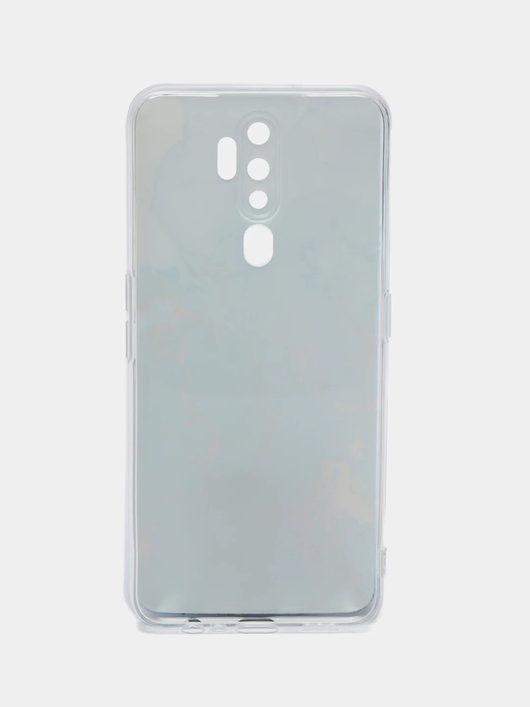 Ледяной силиконовый чехол на Oppo A5 2020/Оппо A5/A9 2020, прозрачный, с рисунком, защита камеры