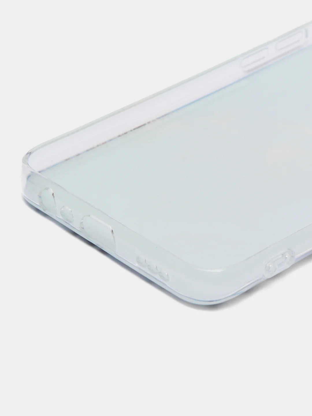 Голубой силиконовый чехол на Oppo A5 2020/Оппо A5/A9 2020, прозрачный, с рисунком, защита камеры