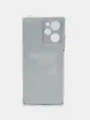 Тёмно-коричневый чехол на Xiaomi Poco X5 Pro 5G / Поко Х5 Про 5G прозрачный, с рисунком, защита камеры
