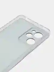 Тёмно-коричневый чехол на Xiaomi Poco X5 Pro 5G / Поко Х5 Про 5G прозрачный, с рисунком, защита камеры