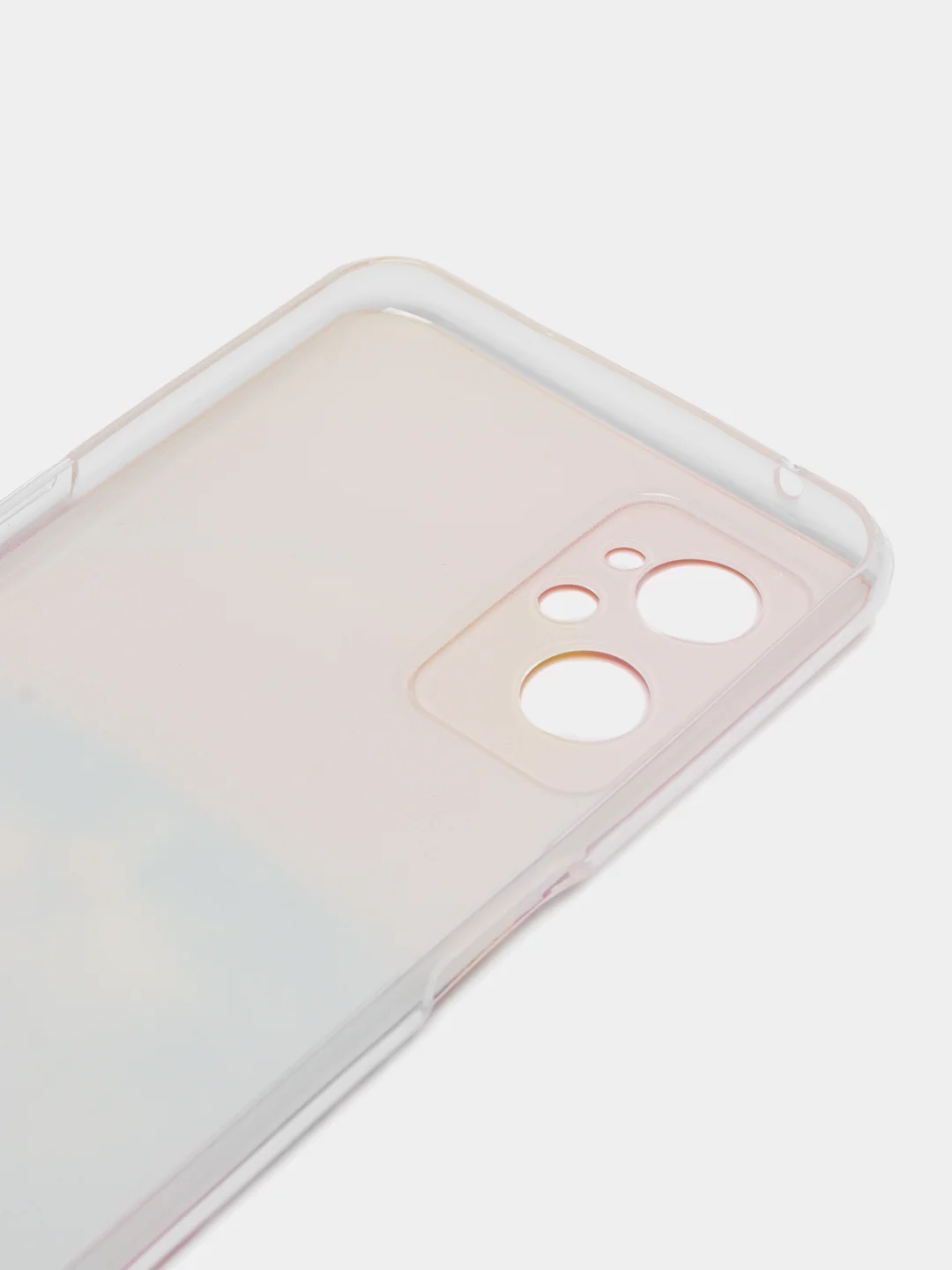 Голубой чехол на Realme 9i/Oppo A96 4G / Реалми 9i/Оппо А96 4G с рисунком, защита камеры