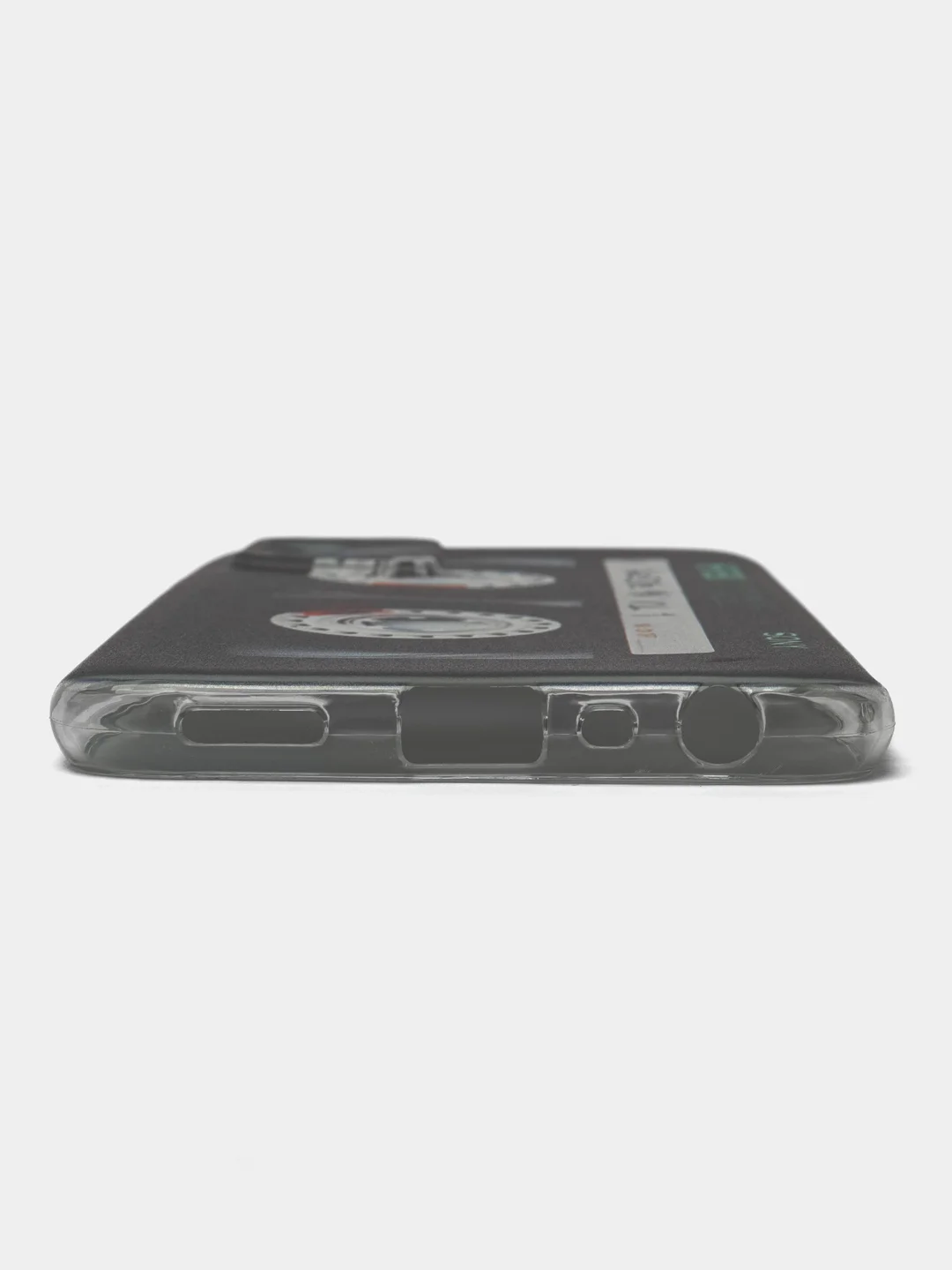 Хром силиконовый чехол на Oppo A55 4G / Оппо А55 4G прозрачный, с рисунком, защита камеры