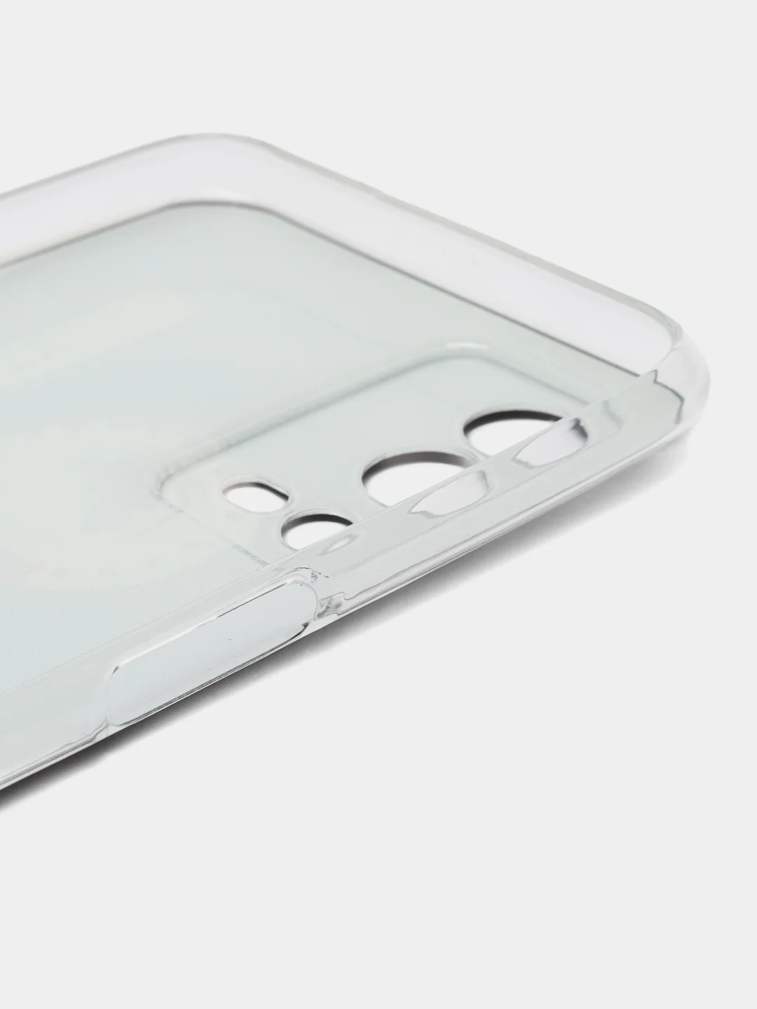 Хром силиконовый чехол на Oppo A55 4G / Оппо А55 4G прозрачный, с рисунком, защита камеры