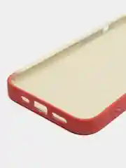 Оранжевый накладка для iPhone 13 (6,1) силиконовая "Акварель"