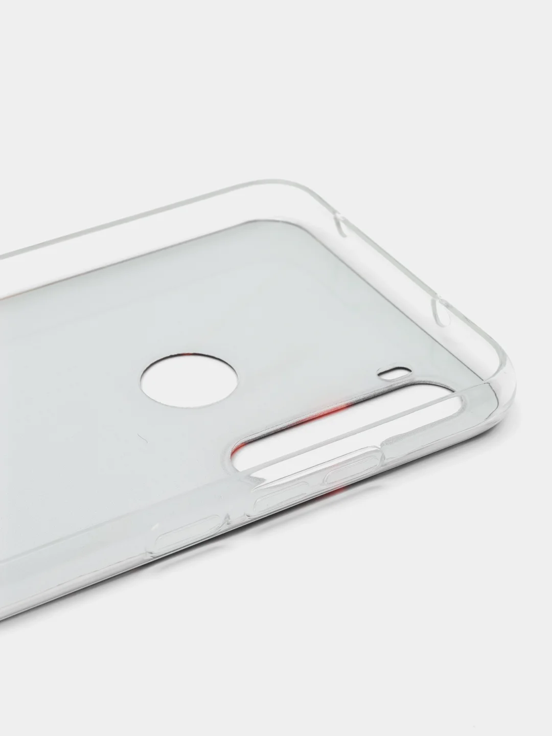 Красный силиконовый чехол на Xiaomi Redmi Note 8 / Сяоми Редми Нот 8 с рисунком, защита камеры