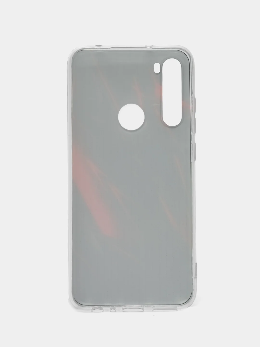 Красный силиконовый чехол на Xiaomi Redmi Note 8 / Сяоми Редми Нот 8 с рисунком, защита камеры