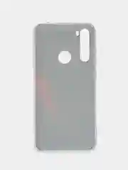 Красный силиконовый чехол на Xiaomi Redmi Note 8 / Сяоми Редми Нот 8 с рисунком, защита камеры