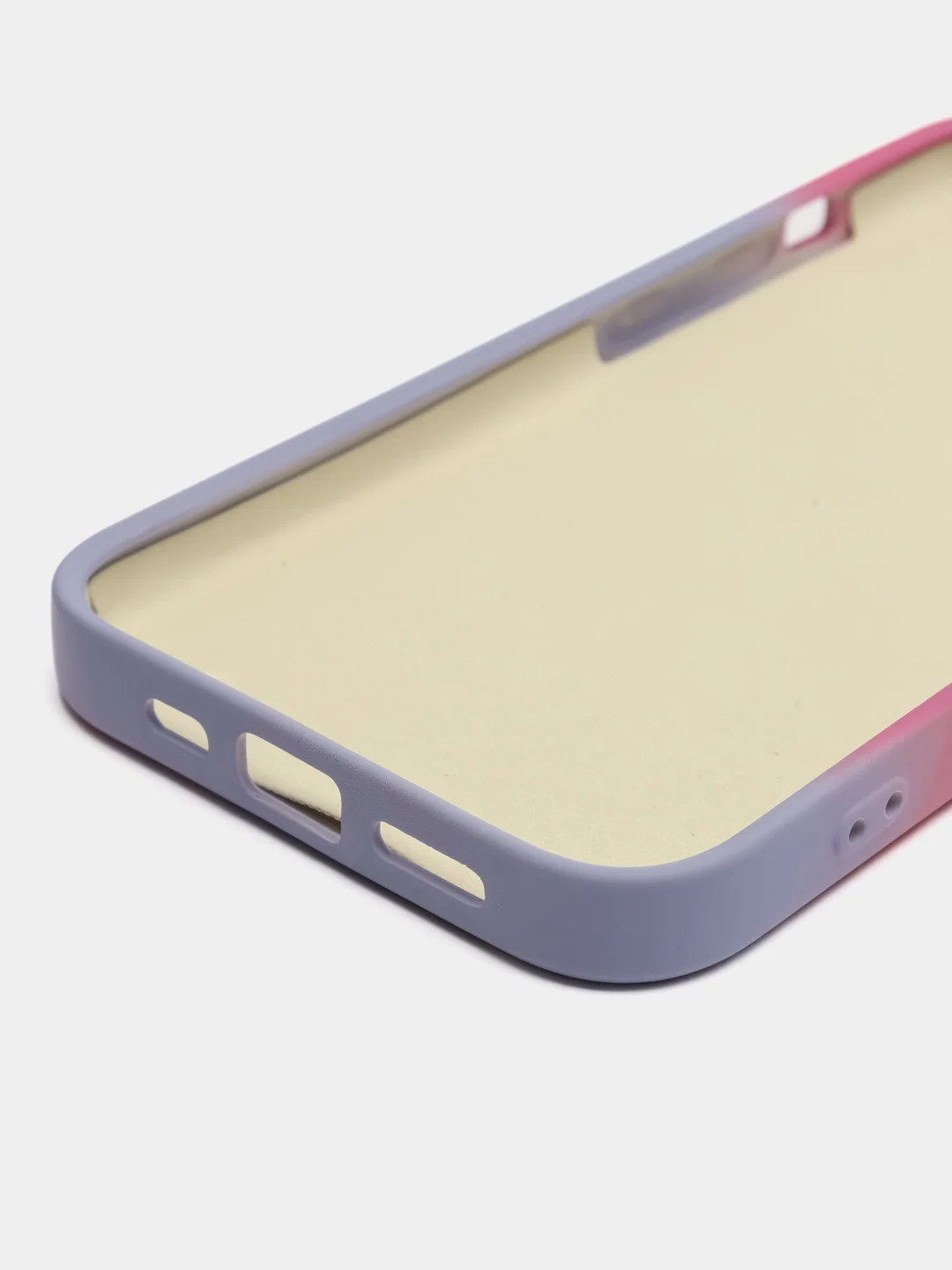 Розовый накладка для IPhone 13 Pro (6,1) силиконовая "Акварель"