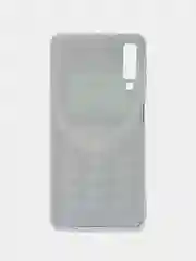 Угольный силиконовый чехол на Samsung Galaxy A7 2018 / Самсунг A7 2018 с рисунком, защита камеры