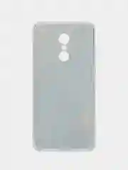 Светло-синий силиконовый чехол на Xiaomi Redmi 5 Plus / Сяоми Редми 5 Плюс с рисунком, защита камеры