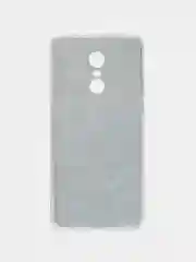 Бирюзовый силиконовый чехол на Xiaomi Redmi 5 Plus / Сяоми Редми 5 Плюс с рисунком, защита камеры