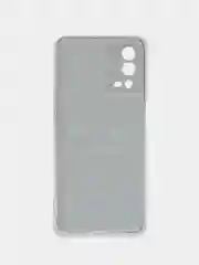 Черный силиконовый чехол на Oppo A55 4G / Оппо А55 4G прозрачный, с рисунком, защита камеры