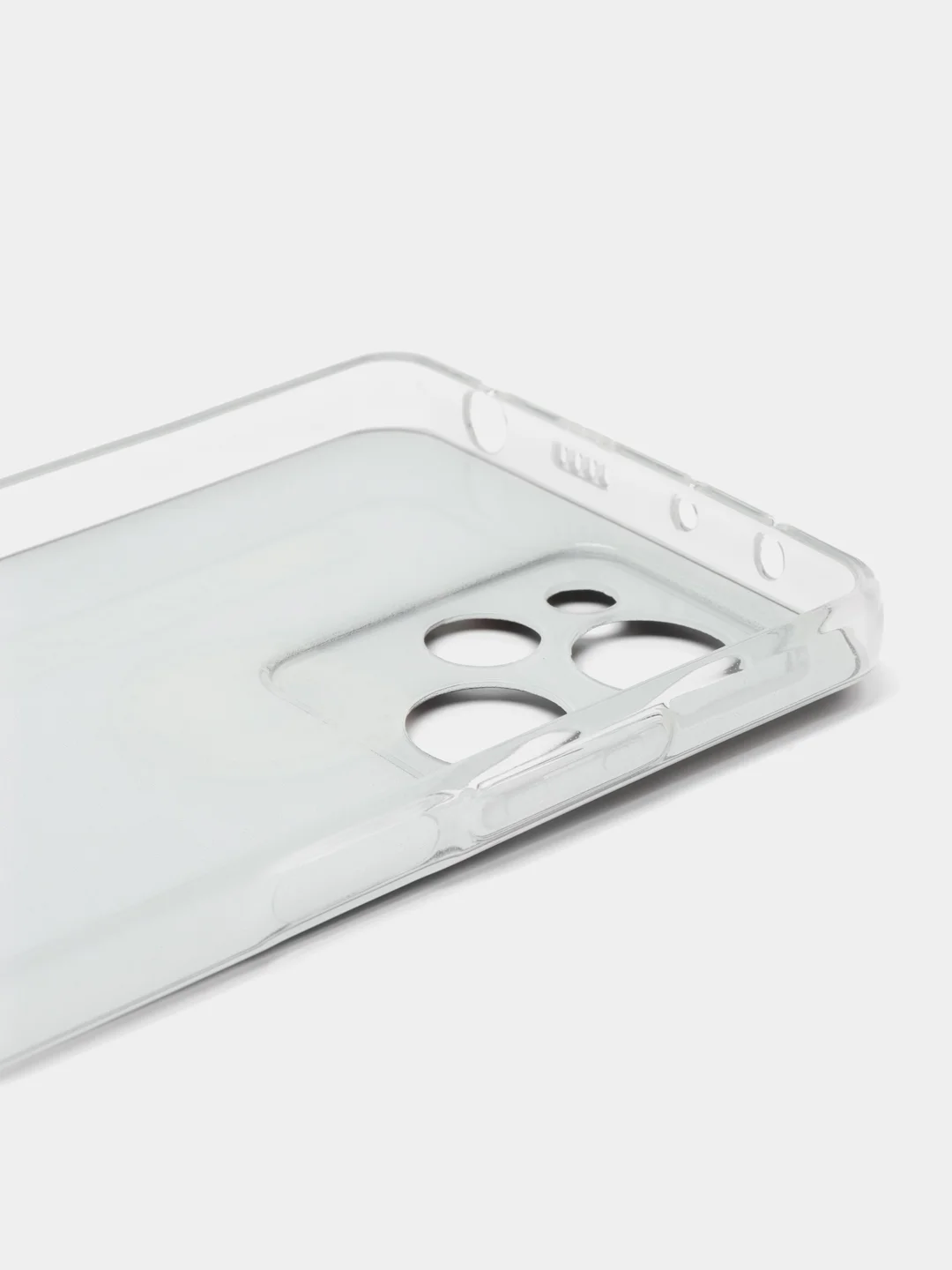 Хром чехол на Xiaomi Poco X5 Pro 5G / Поко Х5 Про 5G прозрачный, с рисунком, защита камеры