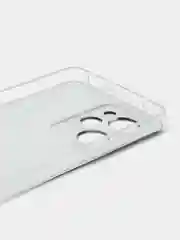 Хром чехол на Xiaomi Poco X5 Pro 5G / Поко Х5 Про 5G прозрачный, с рисунком, защита камеры