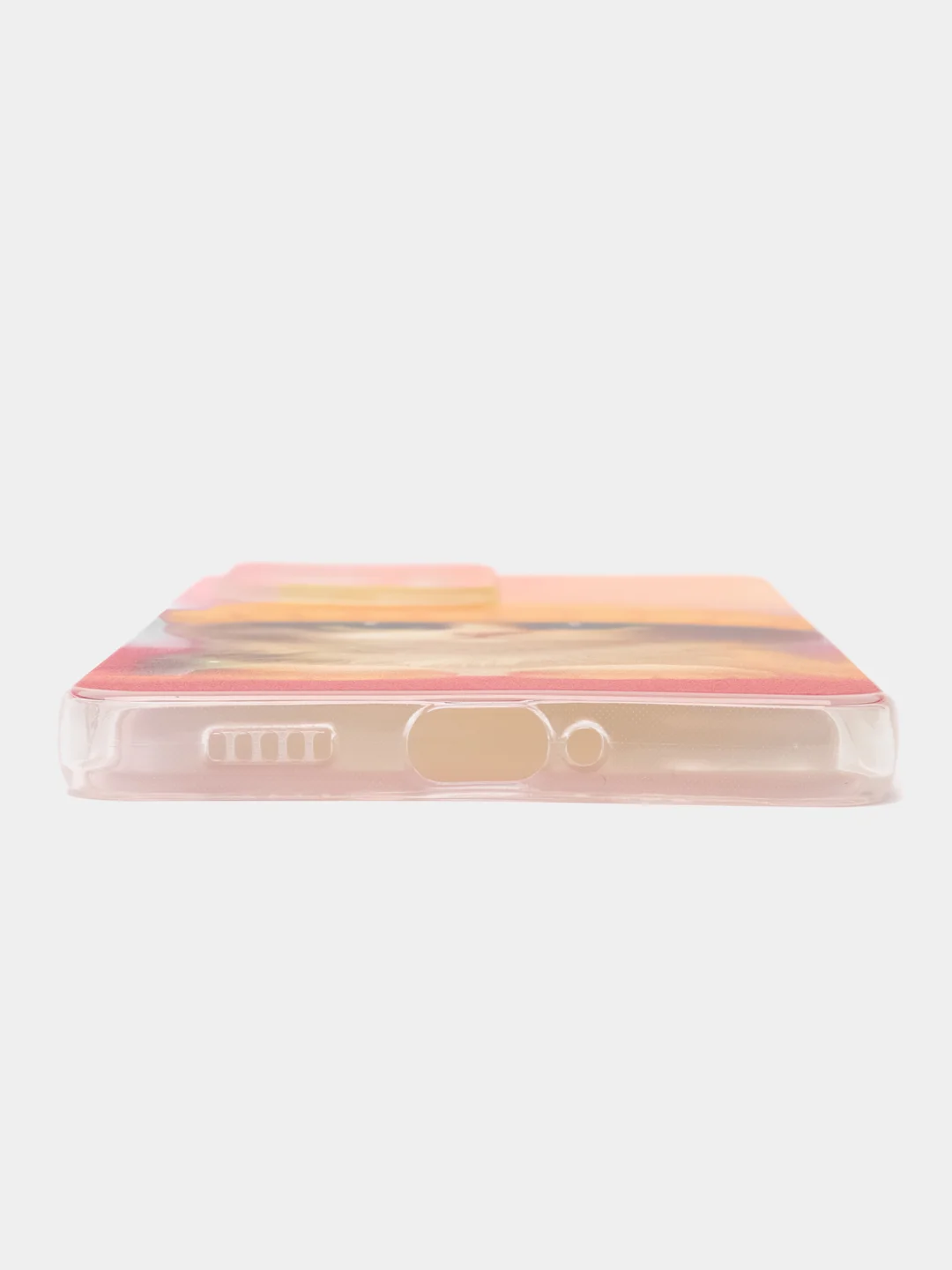 Желтый чехол на Xiaomi Poco X5 Pro 5G / Поко Х5 Про 5G прозрачный, с рисунком, защита камеры