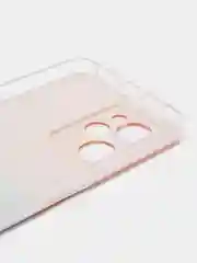 Желтый чехол на Xiaomi Poco X5 Pro 5G / Поко Х5 Про 5G прозрачный, с рисунком, защита камеры