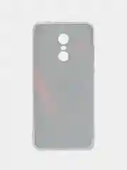 Красный силиконовый чехол на Xiaomi Redmi 5 Plus / Сяоми Редми 5 Плюс с рисунком, защита камеры