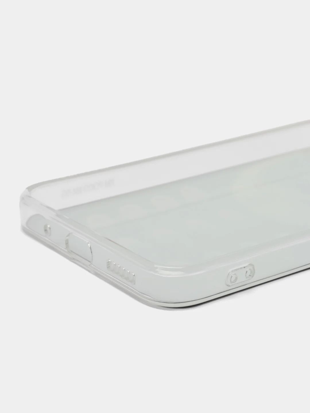Угольный силиконовый чехол на Xiaomi Poco M5 / Сяоми Поко M5 прозрачный, с рисунком, защита камеры