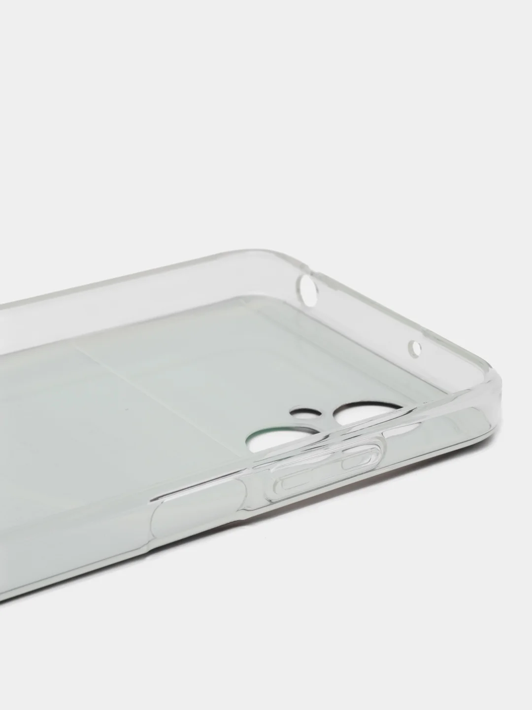 Угольный силиконовый чехол на Xiaomi Poco M5 / Сяоми Поко M5 прозрачный, с рисунком, защита камеры
